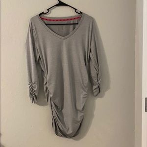 Grey body-con dress